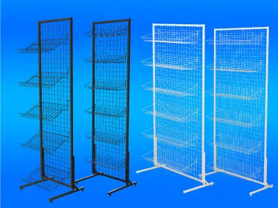 Стійки-сітки з кошиками