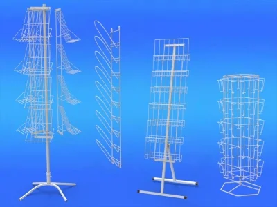 СТІЙКИ ТОРГОВЕЛЬНІ для поліграфії (листівок, журналів, газет)