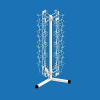 Стійка настільна обертова під листівки А6 (20 кишень)