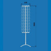 Стойка напольная вращающаяся под открытки А5 (6 дисплеев, 54 ячейки)
