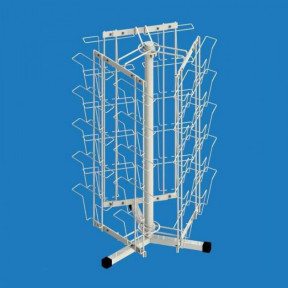 Стойка настольная вращающаяся под открытки А5 (30 ячеек)