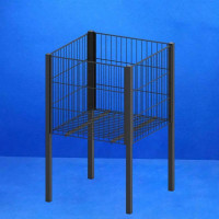 Для распродаж корзина акционная 50х50 см. шаг-30 мм, черная