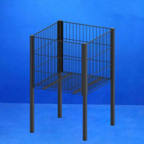 Для распродаж корзина акционная 50х50 см. шаг-30 мм, черная