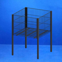 Для распродаж корзина акционная 60х60 см. шаг-30 мм, черная