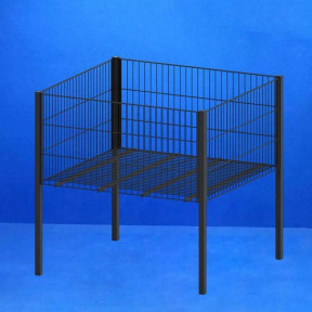 Акционная корзина 80х86 см. шаг-30 мм, черная