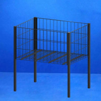 Акционная корзина 60х80 см. шаг-50 мм, черная