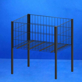 Акционная корзина 60х80 см. шаг-50 мм, черная