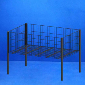 Акционная корзина 80х120 см. шаг-50 мм, черная