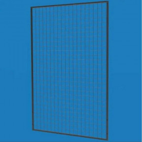 Сетка торговая в рамке 80х200 см, ячейка 50мм, профиль 15 мм, черная