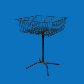 Розпродажний кошик на ніжці (КР-66), чорна