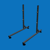 Ніжки для торгової сітки в рамці, посилені (15х15 мм), чорні