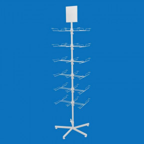 Торговая стойка для торговли витрины под пакеты с крючками