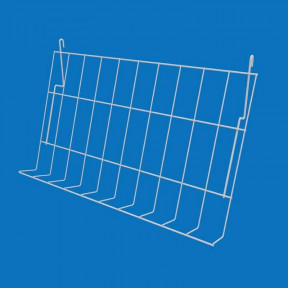 Полка наклонная на сетку 50 мм, угол наклона 70°