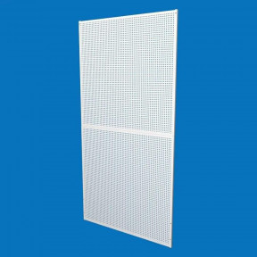 Разборная перфорированная панель для торговли 100×200 см, S-0,8 мм, с отверстиями 5х5 мм