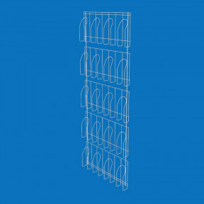 Дисплей навесной под газеты, 5 прижимных карманов