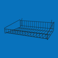 Корзина сетчатая для перфо стоек Брендовая 500х135, черная