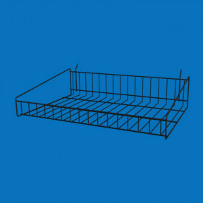 Корзина сетчатая для перфо стоек Брендовая 500х135, черная