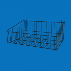 Корзина сетчатая для перфо стоек Брендовая 500х220, черная