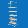 Стеллаж торговый с листовыми полками 6 шт. Ева