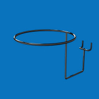 Кронштейн для шапок и кепок на перфорацию, черный