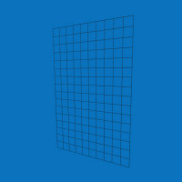 Торгова сітка 100×160 см (око 100×100 мм, D2,5 мм), чорна